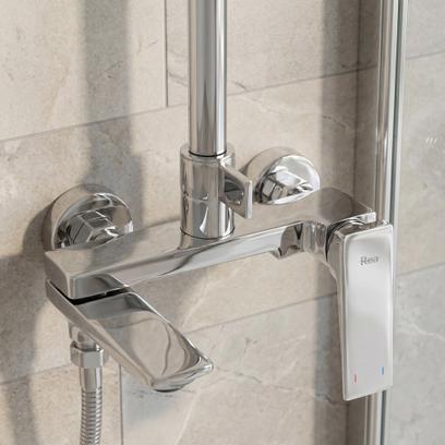 Shower set Rea Prime Chrome