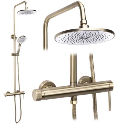 Shower set Rea Foss Clif Brush Gold