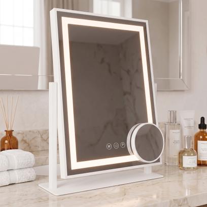 LED Spiegel LUMI White 30x40cm
