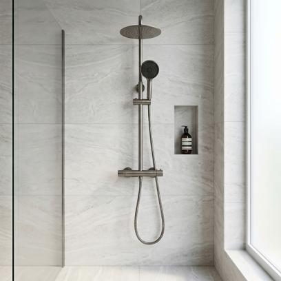 Coloana de dus cu termostat Drop Titan
