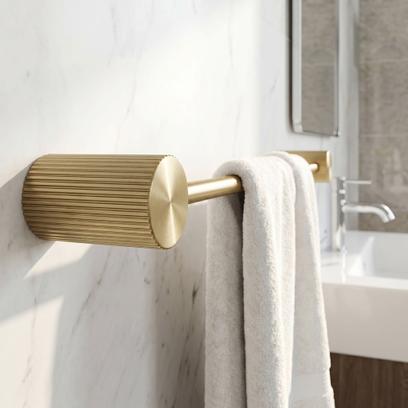 Закачалка за баня 64101 SOLO Brush Gold