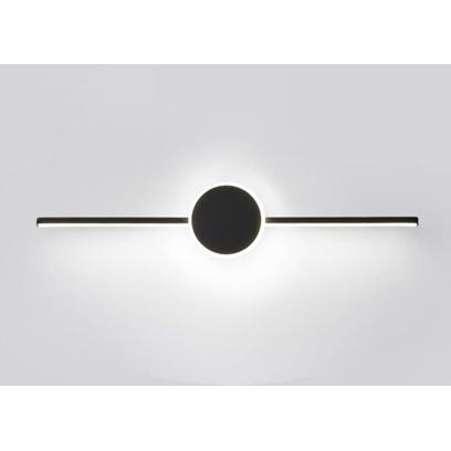 LED Wall lamp 80CM APP850-1W ROUND BLACK