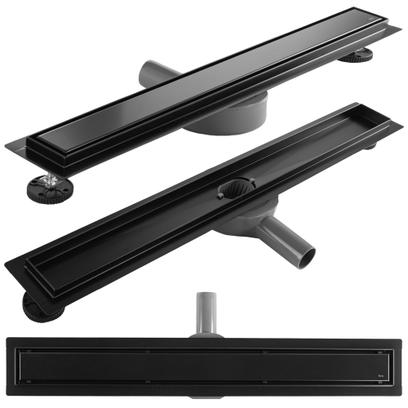Линеен сифон REA Neox pro Black 90