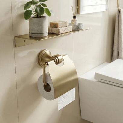 Porte-papier toilette 1608 Aristo Brushed Gold