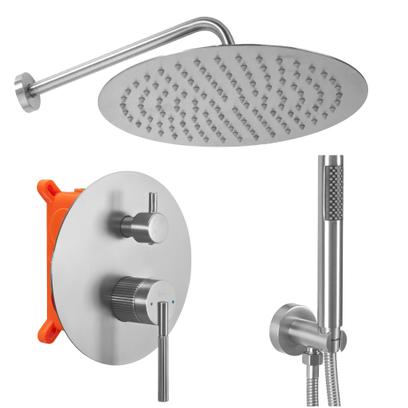 Beépített Zuhanyszett Rea Argon Nickel Brush + BOX
