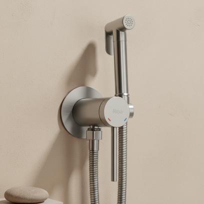 Bateria Bidetowa Rea Foss Clif Nikiel Szczotkowany