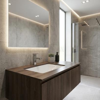 Inset washbasin Rea Adela