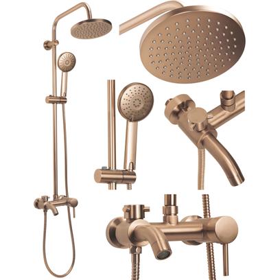 Shower set Rea Luis Brush Copper