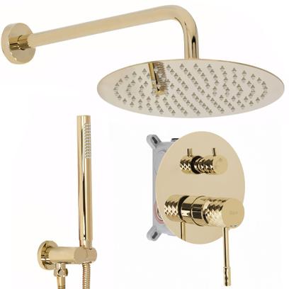 Shower system Rea Lungo Diamond Gold + BOX