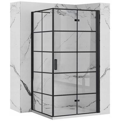 Καμπίνα ντους Rea Molière Black 110x90