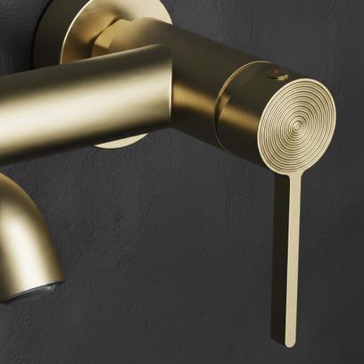 Robinet de baignoire Rea FOSTER Gold Brush