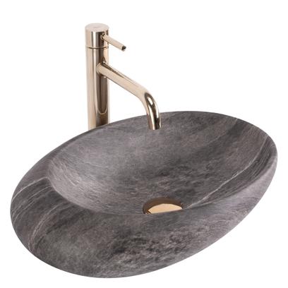 Umywalka nablatowa Rea Roxy A Stone D.Grey