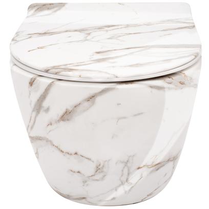 WC misa bez splachovacieho okruhu Rea Carlos Slim Lava Shiny