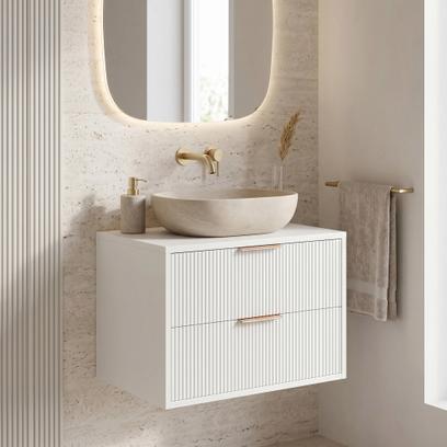 Шкаф за мивка Rea Mono 60cm White