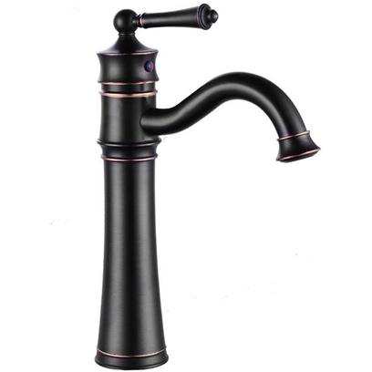 Waschbeckenarmatur Rea Vintage Old Black high