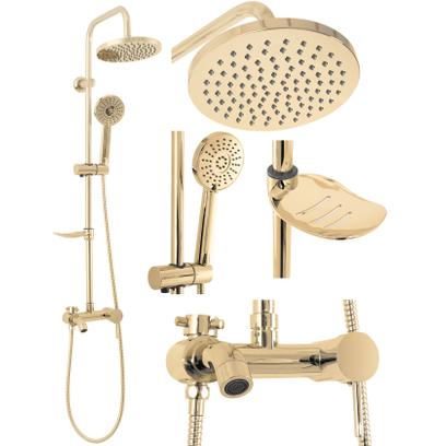 Shower set REA LUIS GOLD