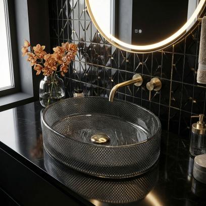 Countertop washbasin REA Mirella Black