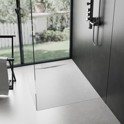 Duschtasse Bazalt White 90x90
