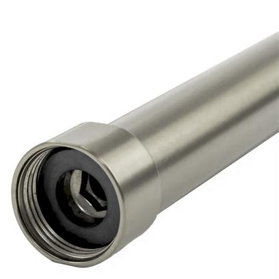 Extension for a bathtub and shower set brush nickel 50cm