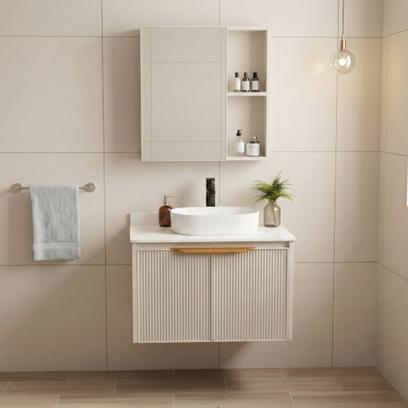 Kúpeľňový nábytkový set s doskou Marti 60cm Beige