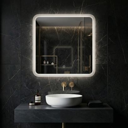 LED Spiegel 70x70cm TOP-2