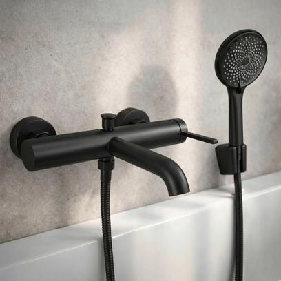 Душ маркуч Rea Black 150 cm
