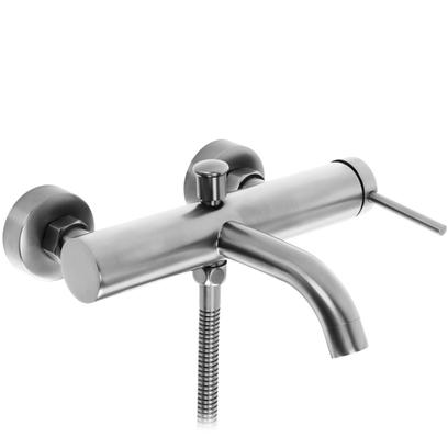 Robinet de baignoire Rea Spot Nickel Brush