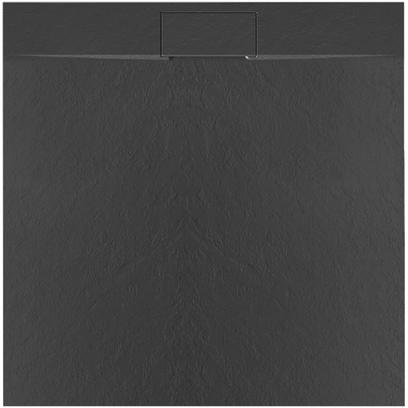 Duschtasse Bazalt Black 90x90