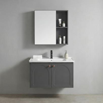 Комплект мебели за баня с мивка Denver 60cm Grey