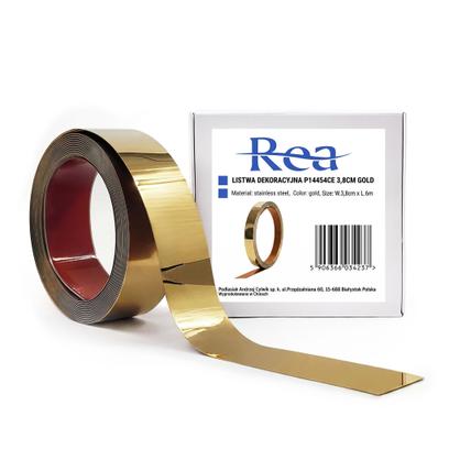 Самозалепваща декоративна лайсна Rea P14454CA 3,8cm Gold