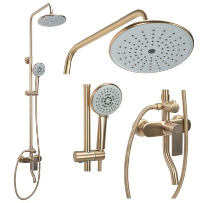 Shower set Rea VERSO BRUSHED GOLD