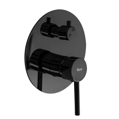 Shower system REA Lungo Black Metallic + BOX