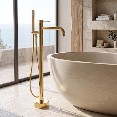 Vapaasti seisova sekoitin Rea Lungo Diamond Gold