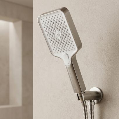 Shower handset REA JS-031 BRUSH NICKLE