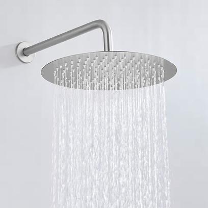 Rainfall shower head Rea Chrome 25cm