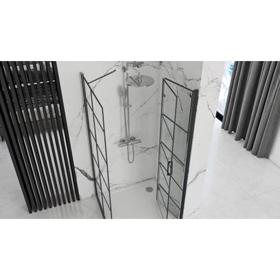 Tuš kabina Rea Molier Black 90x90