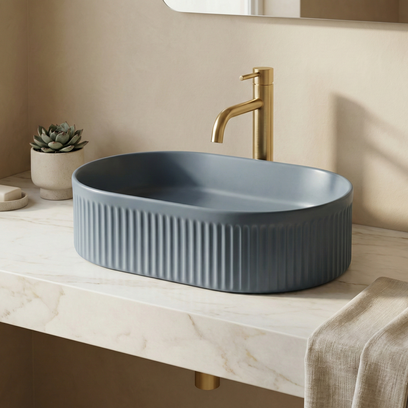 Countertop washbasin Rea Vanda Blueberry  Matt