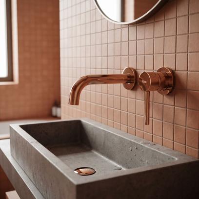 Unterputz Armatur Rea Lungo Copper + BOX
