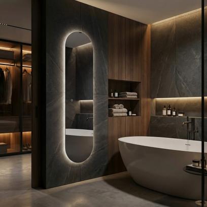 Mirror LED 150x50cm MOL-OV