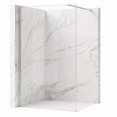 Pared de la ducha Rea Flexi Transparent / Chrome 70