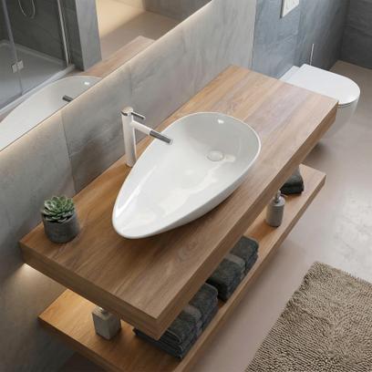 Umywalka nablatowa Rea Greta 75