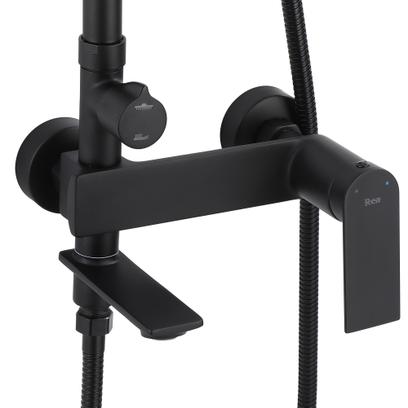 Shower set REA STORM BLACK MATT