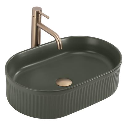 Countertop washbasin Rea Vanda Olive Matt