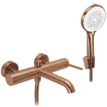 Harjattu kylpyammehana REA Rivo Brush Copper