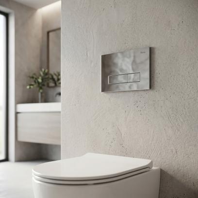 Stelaż zestaw podtynkowy Slim 024N do mis WC z przyciskiem HD Chrom