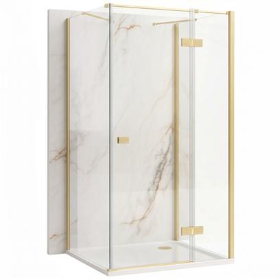 Душова кабіна Rea Atlas 100x90 Brush Gold