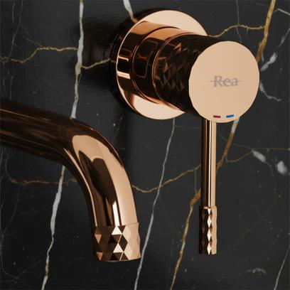 Unterputz Armatur Rea Lungo Diamond Copper + BOX