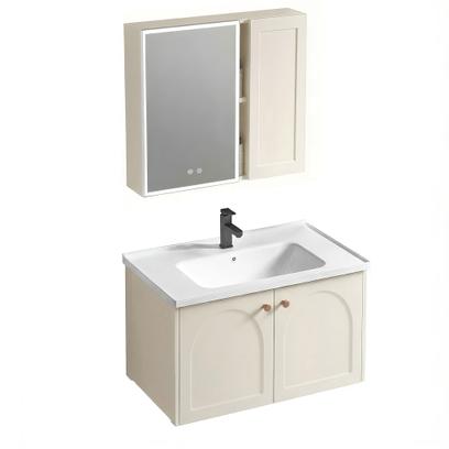 Súprava kúpeľňového nábytku s umývadlom Denver 80cm Creme