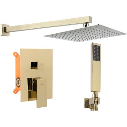 Built-in shower set FENIX GOLD + BOX