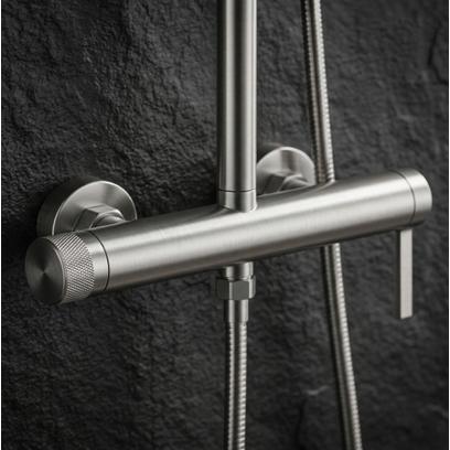 Shower set Rea Rivo Brush Nickel